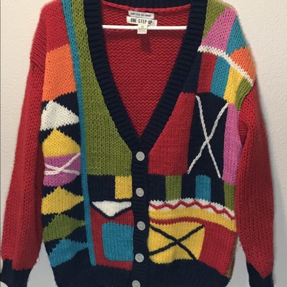 Vintage 80’s One Step up Knitted sweater